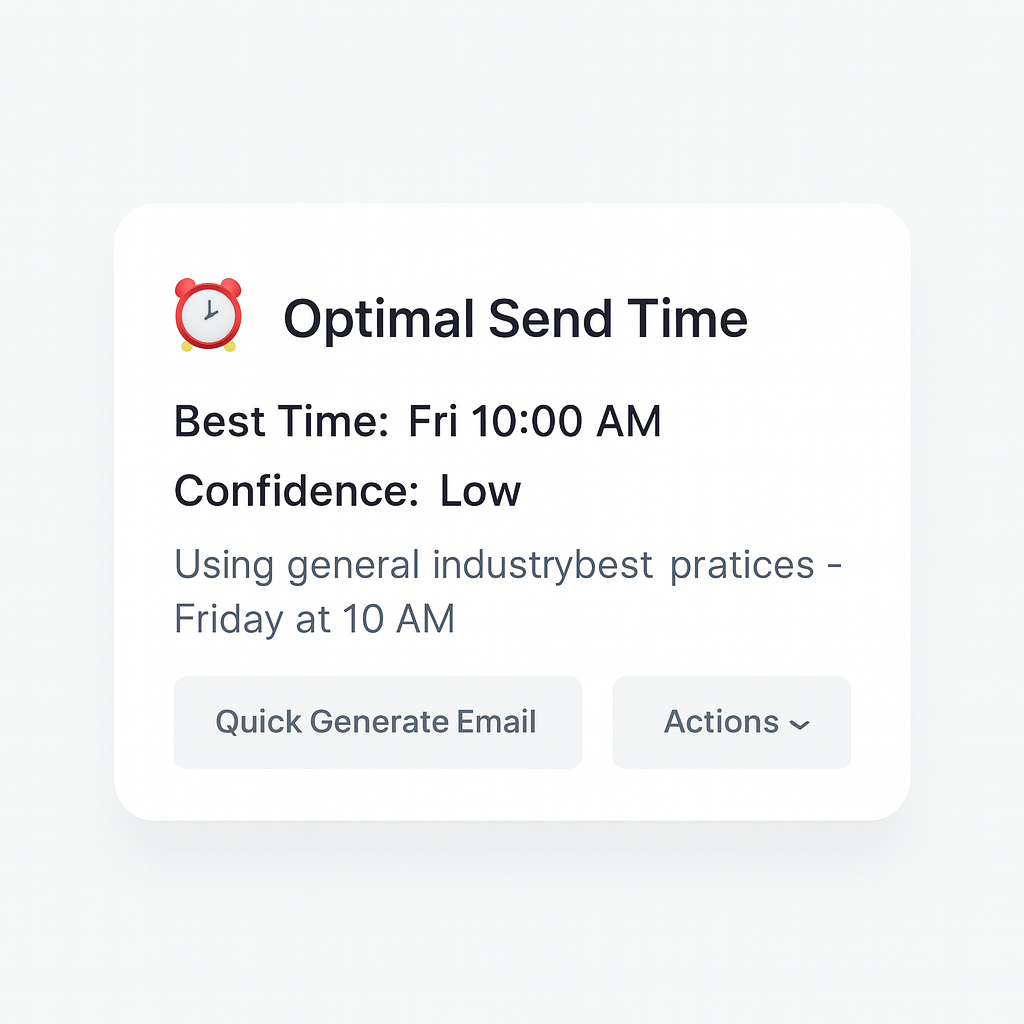 Folderly AI Contact CRM Card in HubSpot